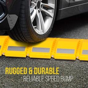 img 3 attached to 🚧 Pyle PSPD16: Premium Portable Traffic Speed Bump - Heavy Duty Reflective Plastic Humps for Vehicles on Asphalt, Concrete, and Gravel