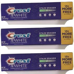img 1 attached to Crest 3D White Stain Eraser Fresh Mint Whitening Toothpaste - 2.3 Oz (Pack of 3) - Enhanced for SEO