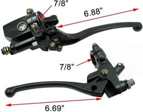 img 2 attached to Universal Motorcycle Handlebar Master Cylinder