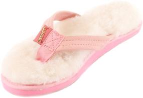 img 4 attached to Bonsai Youth Unisex Sheepskin Sandal Boys' Shoes: Unbeatable Comfort and Style for Kids!