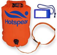 🏊 плавательный буй-сухой мешок hotspear swim buoy: обязательный атрибут для открытых водных пловцов и триатлонистов. логотип