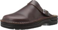 👞 naot mens glacier mule brown: stylish and comfortable footwear for men logo