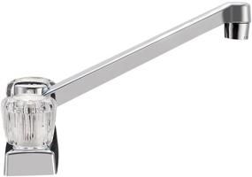 img 3 attached to Enhance Your RV Kitchen with Dura Faucet DF-PK640A-CP Swivel Faucet - Chrome Finish and Crystal Acrylic Knobs