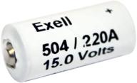 🔋 аккумулятор exell a220/504a 10f15 - 220a, 2500 мач, совместим с 504 и a220, b154, ba332/u логотип