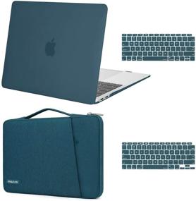 img 4 attached to 📦 MOSISO MacBook Air 13 inch Case 2020 2019 2018 Release A2337 M1 A2179 A1932 with Touch ID, Plastic Hard Shell, 360 Protective Sleeve Bag, Keyboard Cover - Deep Teal