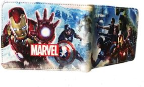 img 1 attached to 🔥 Supercharged Style: Deadpool Boys' Bifold Wallet for Epic Organization