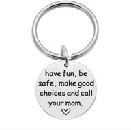 stainless keychain driver - perfect graduation gift choice logo