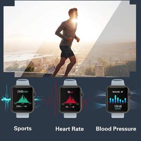 img 2 attached to Activity Smartwatch Compatible Pedometer Waterproof