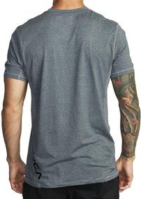 img 1 attached to RVCA Charcoal Heather Men's Sleeve T-Shirt: Stylish and Comfortable T-Shirts & Tanks for Men