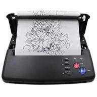🖨️ tattoo stencil printer with free transfer paper - 2021 upgraded tattoo thermal copier for tattooing and stencil creation (black) logo