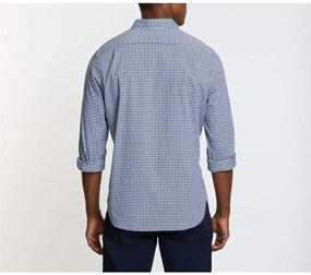 img 2 attached to 👔 Nautica Classic Stretch Gingham XXL Мужская Одежда: Стильные Рубашки для Крупных и Высоких