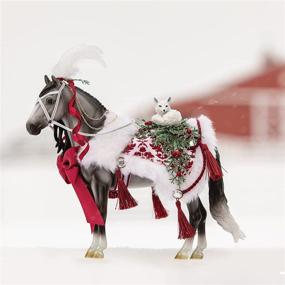 img 2 attached to 🐎 Breyer Horses 2021 Holiday Collection - Arctic Grandeur Traditional Series Holiday Horse Model #700124