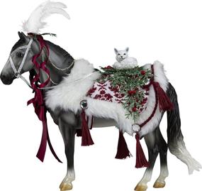 img 4 attached to 🐎 Breyer Horses 2021 Holiday Collection - Arctic Grandeur Traditional Series Holiday Horse Model #700124
