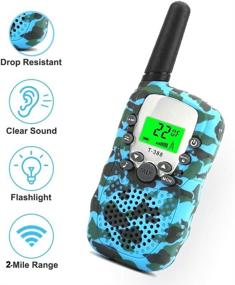 img 3 attached to Walkie Talkies Voice Activated Adults