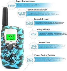 img 2 attached to Walkie Talkies Voice Activated Adults