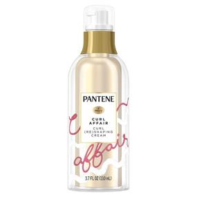 img 4 attached to 🔴 Pantene Shaping Cream, Curl Affair, Sulfate-Free, Pro-V Formula, Blackcurrant, 3.7 Fl Oz