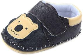 img 4 attached to LIDIANO Cartoon Walking Slippers Toddler Boys' Shoes