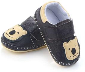 img 1 attached to LIDIANO Cartoon Walking Slippers Toddler Boys' Shoes