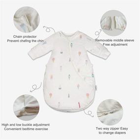 img 1 attached to Toddler Sleepwear Sleeved 👶 Wearable Blanket - Kids' Home Store