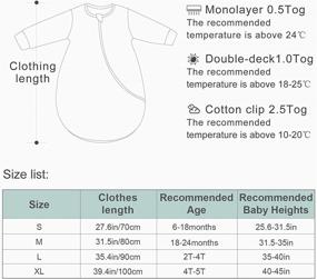 img 3 attached to Toddler Sleepwear Sleeved 👶 Wearable Blanket - Kids' Home Store