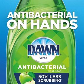 img 2 attached to Dawn Ultra Antibacterial Hand Soap, Dishwashing Liquid Dish Soap: Apple Blossom Scent, 28 fl oz - Clean & Protect Your Hands and Dishes