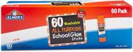 🖇️ elmer's all purpose school glue sticks - washable, 0.24 oz (60 count), kids crafts, school & scrapbooking supplies, vision board logo