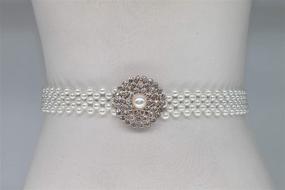 img 3 attached to 💎 Rhinestone Stretch Belts: Amiveil Elastic Women's Accessories in Belts