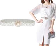 💎 rhinestone stretch belts: amiveil elastic women's accessories in belts logo