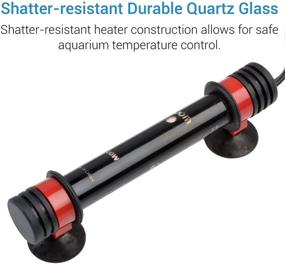 img 3 attached to UL Listed NICREW Preset Aquarium Heater with Submersible Electronic Thermostat for Fish Tanks
