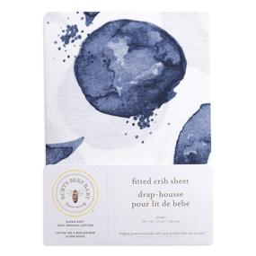 img 3 attached to 🌙 Burt's Bees Baby - Hello Moon! Fitted Crib Sheet - 100% Organic Cotton for Standard Crib and Toddler Mattresses