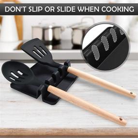 img 1 attached to 🔥 Heat Resistant Silicone Multiple Utensils: Sinnsally's Ultimate Kitchen Helper