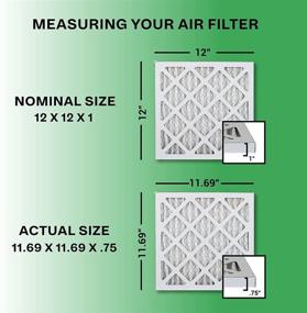 img 3 attached to 🌬️ Filterbuy 12x12x1 Air Filter MERV 8, 6-Pack, Silver: Effective Pleated HVAC AC Furnace Filters