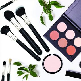 img 3 attached to 💄 Alayna Professional Makeup Brush Kit - 15 Brushes with Soft Bristles for Powder, Contour, Blush, Concealer, Eyeshadow, Eye Contour, Brow, Lip, and More - Enhance Your Beauty Routine with Our Premium Makeup Brushes