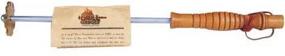 img 3 attached to Premium Universal Barbeque Grill Scraper with 16-Inch Long Wooden Handle