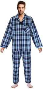 img 2 attached to Men's Casual Broadcloth Pajamas - Popular Trends in Sleepwear