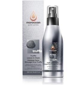 img 3 attached to Moroccan Gold Series Truffle Leave-In Mask – Hair Detangler Spray – Nourishing & Detangling Leave-In Conditioner Spray for Curly Frizzy, Damaged Hair, 8.45oz