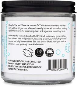 img 1 attached to 🌊 Molly's Suds Sink and All Purpose Scrub: Stain Remover, Grease Buster, Scratch Repair with Earth Derived Ingredients - 2 Pack, Beach Scent