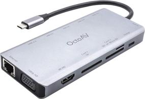 img 4 attached to 🔌 Enhance Connectivity with Octo AV: 13-in-1 USB-C Hub for MacBook Air and MacBook Pro