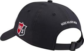 img 1 attached to Wilson Mens Flat Black Adult Sports & Fitness and Team Sports