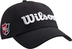 img 4 attached to Wilson Mens Flat Black Adult Sports & Fitness and Team Sports