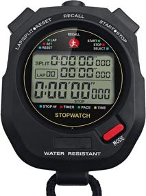 img 4 attached to ⏱️ BALMOST Professional Stopwatch Timer: Multifunctional Sports Timer with Countdown, Lap Memory & 0.001 Second Timing