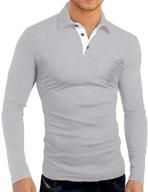 👔 kuyigo sleeve shirts: stylish and casual cotton men's clothing logo