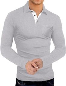 img 3 attached to 👔 KUYIGO Sleeve Shirts: Stylish and Casual Cotton Men's Clothing