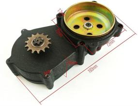 img 3 attached to 🛵 T8F 14T Dual Chain Clutch Drum Gear Box for 47cc 49cc Mini Moto Dirt Bike - New Arrival