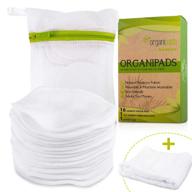 🌿 premium set of 16 eco-friendly reusable cotton rounds with face cloth, laundry bag, and organic bamboo makeup remover pads – easy to use, washable, and sustainable logo