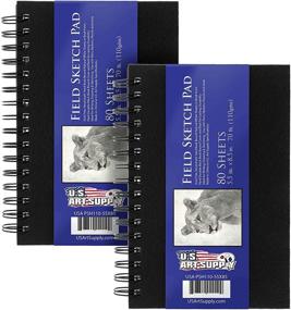 img 4 attached to Art Supply Premium Hardbound 80 Sheets