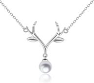 luhe antler necklace sterling silver logo