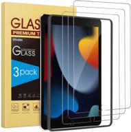 📱 sparin ipad 9th 8th 7th generation screen protector (3 pack), tempered glass for ipad 10.2 inch 2021 2020 2019 model логотип