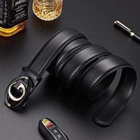 img 3 attached to JEKIXHUA Comfort Leather Automatic Designer Men's Accessories