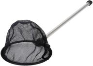 🐠 pawfly 3.5 inch telescopic fine mesh aquarium fish net - small round net, extendable handle 9-24 inches long logo